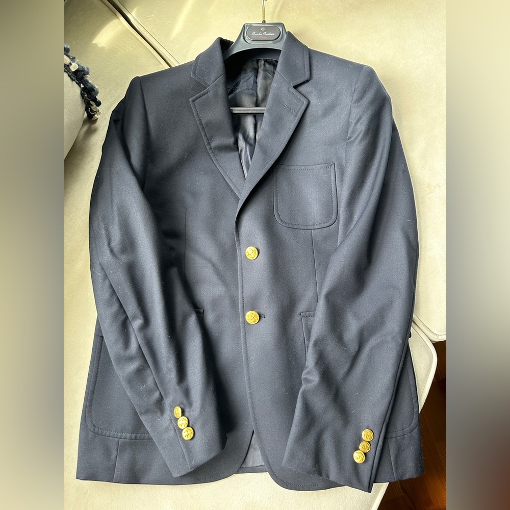 Brooks Brothers navy boys blazer in size 16